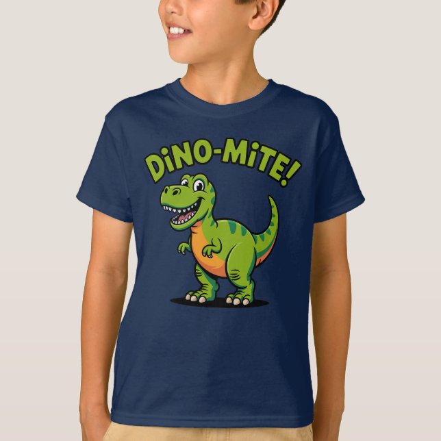 Dinosaurier Thema T-Shirt (Vorderseite)