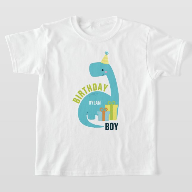 Dinosaurier Themed Birthday T-Shirt (Ablage )