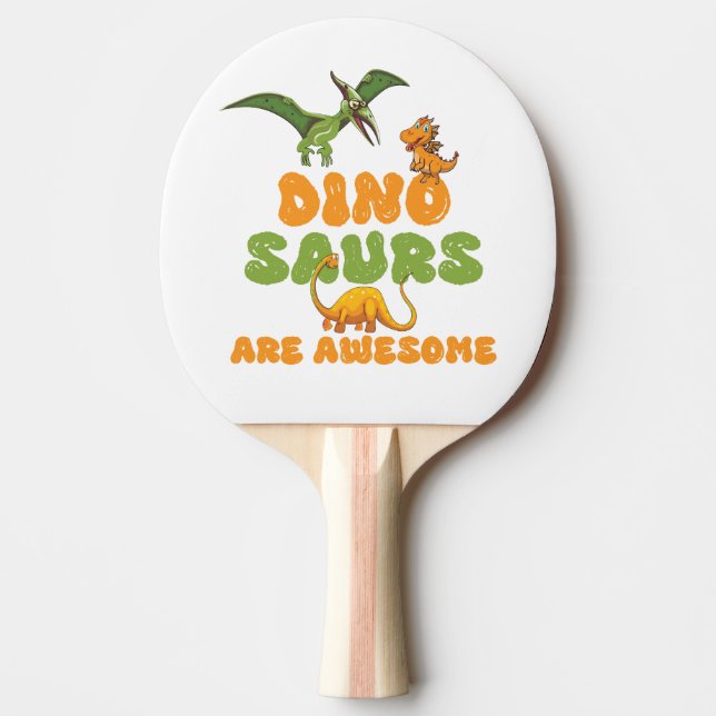 Dinosaurier Tischtennis Schläger (Vorderseite)