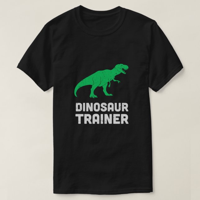 Dinosaurier Trainer Halloween-Kostüm für Erwachsen T-Shirt (Design vorne)