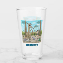 Dinosaurier treffen auf die Steinzeit