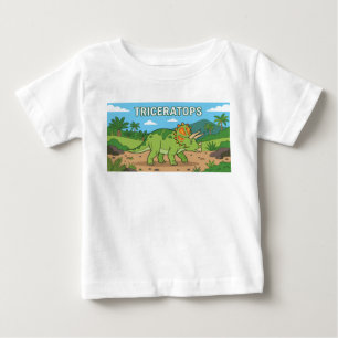 Dinosaurier Triceratops  Baby T-shirt