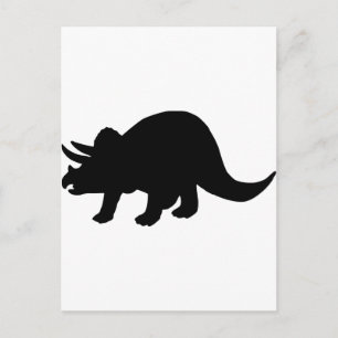 Dinosaurier - Triceratops Postkarte