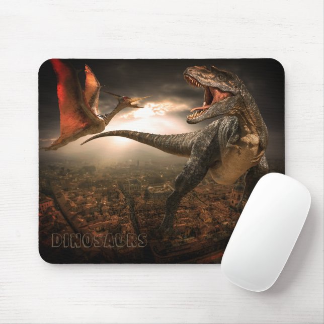 Dinosaurier Überleben Mousepad (Mit Mouse)