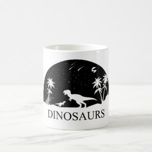Dinosaurier unter den Sternen Kaffeetasse