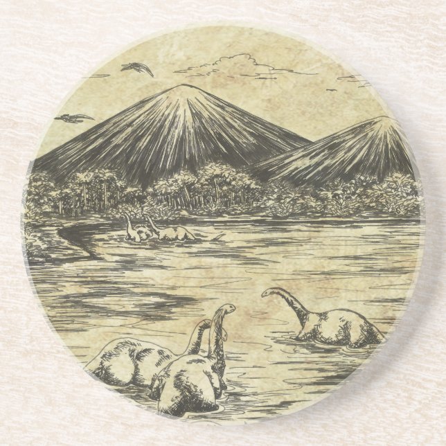 Dinosaurier Untersetzer (Vorne)