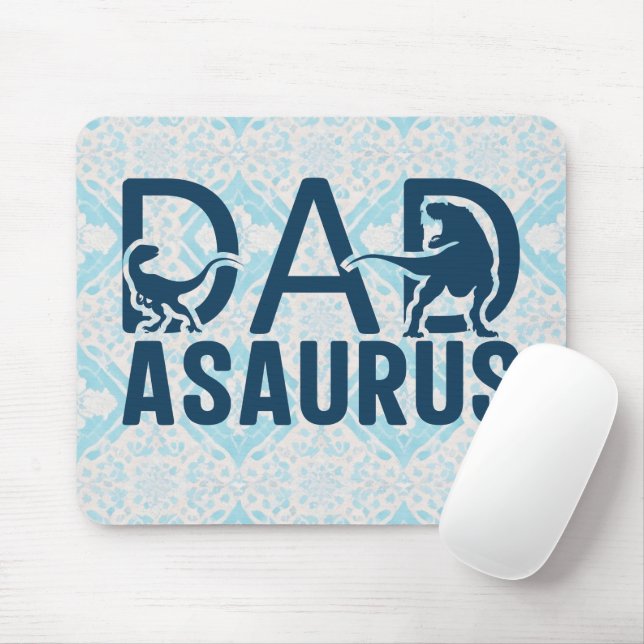 Dinosaurier Vater Vater Asaurus Dino Lover T Rex V Mousepad (Mit Mouse)