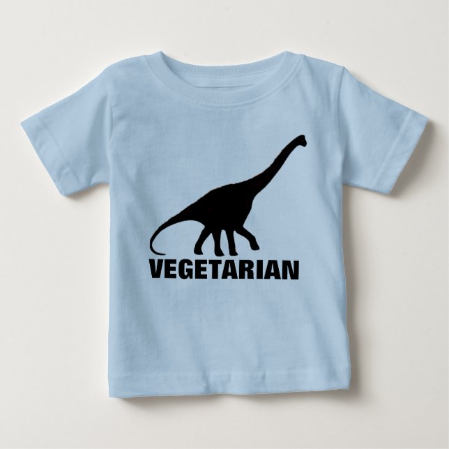 Dinosaurier VEGETARIER T - Shirt (Vorderseite)