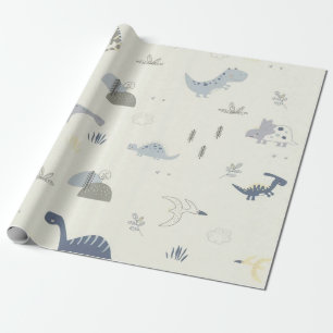 Dinosaurier verpacken Geschenkpapier für Kinder