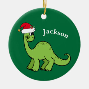 Dinosaurier Weihnachten Niedlichen Custom Kids Gre Keramik Ornament