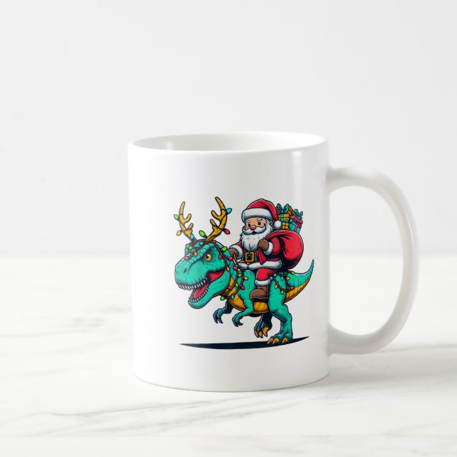 Dinosaurier Weihnachten Weihnachten Weihnachten We Kaffeetasse (Rechts)