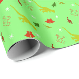 Dinosaurier Weihnachtsgeschenk Wrapping Paper Geschenkpapier