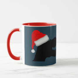 Dinosaurier: Weihnachtszeit-Tasse mit T-Rex-Bild Tasse