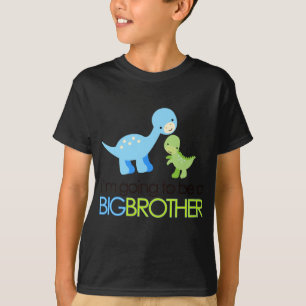 Dinosaurier werde ich ein großer Bruder sein T-Shirt