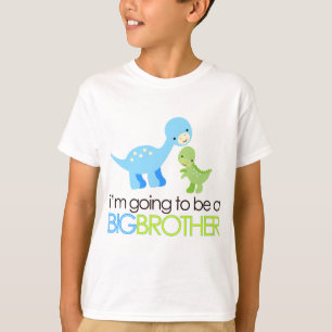 Dinosaurier werde ich ein großer Bruder sein T-Shirt