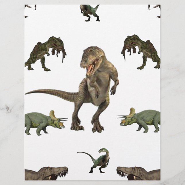 Dinosaurier Wrapping Paper (Vorderseite)