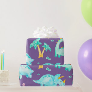 Dinosaurier Wrapping Paper Geschenkpapier