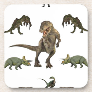 Dinosaurier Wrapping Paper Getränkeuntersetzer