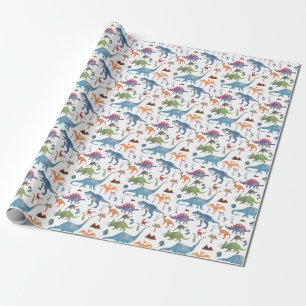 Dinosaurier Wrapping Paper von Popobell Geschenkpapier
