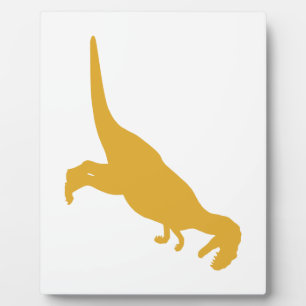 Dinosaurier Yellow Fotoplatte