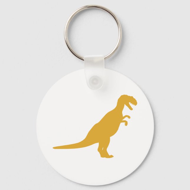 Dinosaurier Yellow Schlüsselanhänger (Vorderseite)