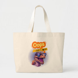 Dinosaurier-Zitat Jumbo Stoffbeutel