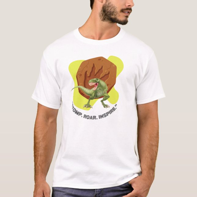 Dinosaurier-Zitat T-Shirt (Vorderseite)