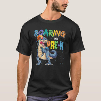 Dinosaurier zurück in die Schule Roaring in Pre-K  T-Shirt