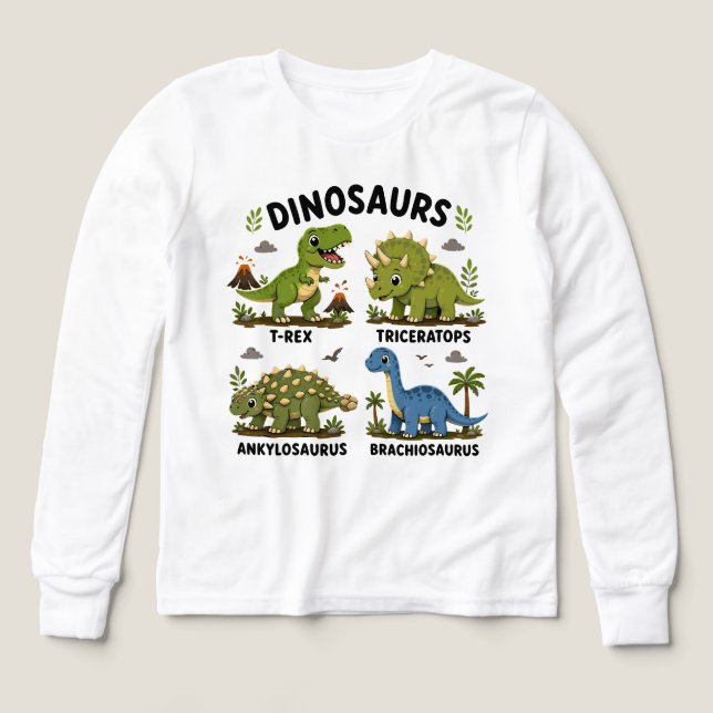 Dinosaurierarten Lernen für Kinder (Design Vorderseite)