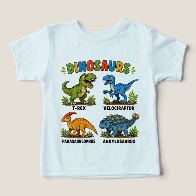 Dinosaurierarten Lernen für Kinder (Design Vorderseite)
