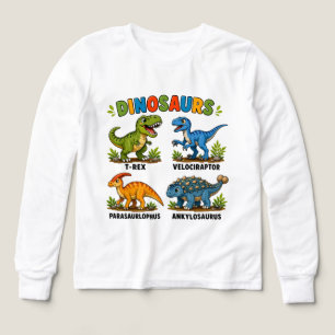 Dinosaurierarten Lernen für Kinder