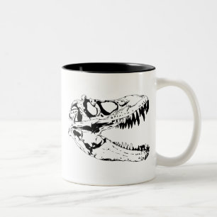 Dinosaurierdruck Zweifarbige Tasse