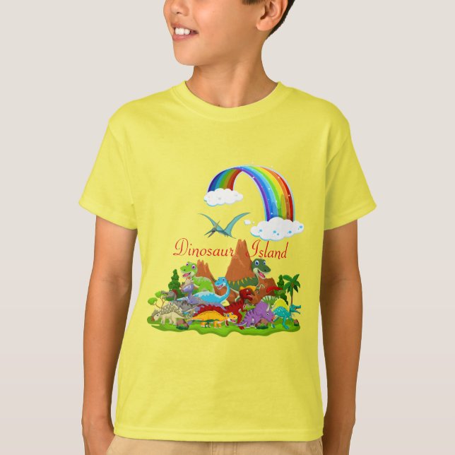 Dinosaurierinsel T-Shirt (Vorderseite)