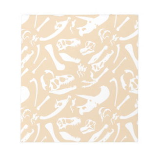 Dinosaurierknochen (Gold) Notizblock
