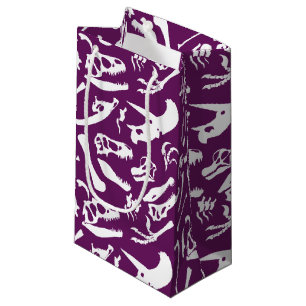 Dinosaurierknochen (Lila) Kleine Geschenktüte