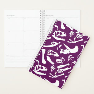 Dinosaurierknochen (Lila) Planer