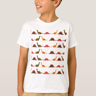 Dinosauriermuster T-Shirt