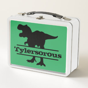 Dinosauriername Metall Brotdose