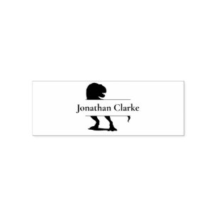 Dinosauriername Selbstfärbung T Rex-Briefmarke Permastempel