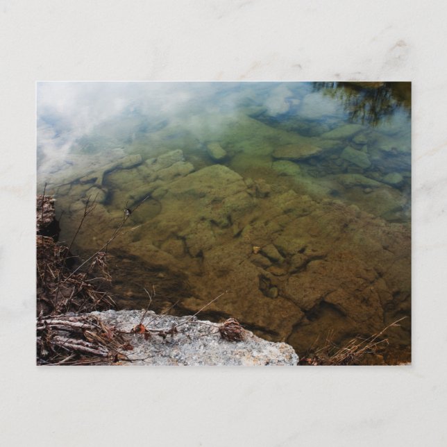 Dinosaurierspuren in Texas 3 Postkarte (Vorderseite)