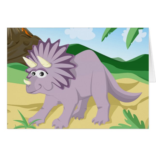 DinosaurierTriceratops (Vorderseite (Horizontal))