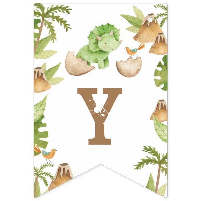 Dinosaurio Wimpelkette (Dreizehnte Fahne)