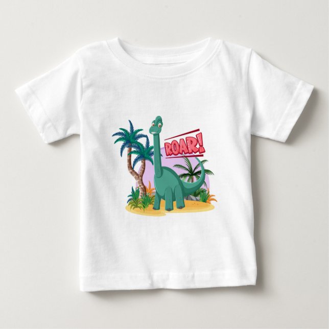 Dinosaurs  baby t-shirt (Vorderseite)