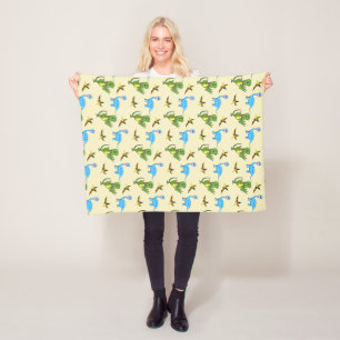 Dinosaurs Fleece Blanket