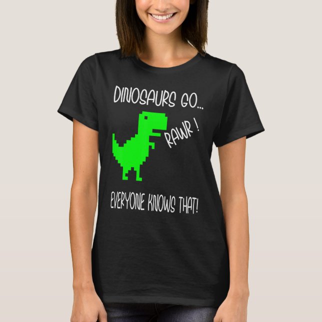 Dinosaurs Rawr T-Shirt (Vorderseite)