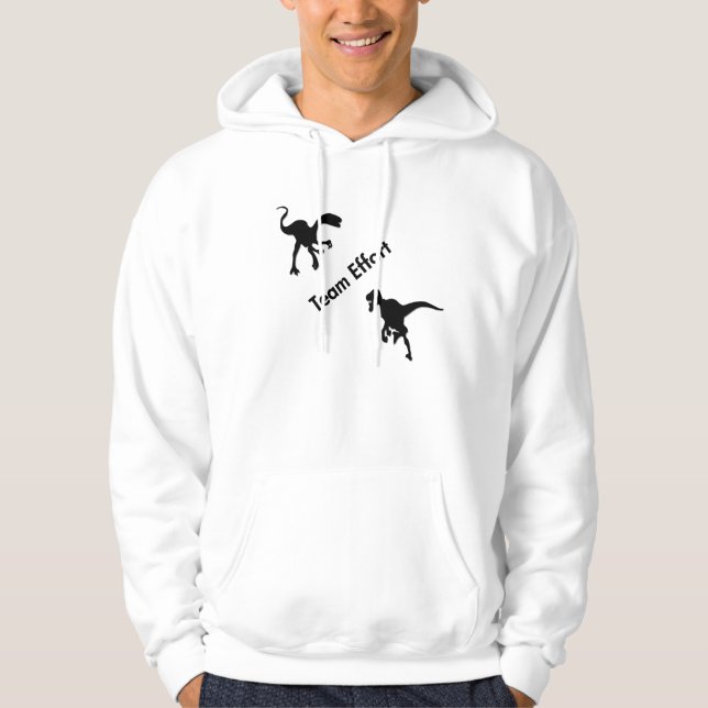 Dinosaurs Team Effort Hoodie (Vorderseite)