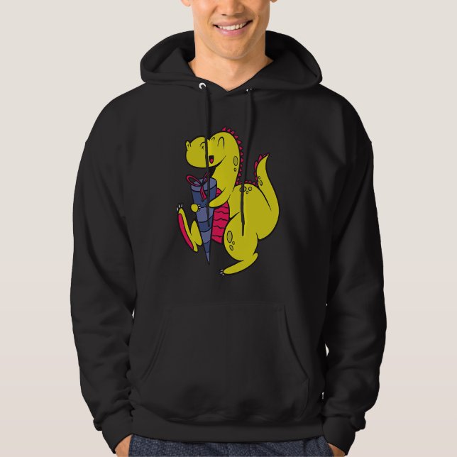 Dinosaurus School Child Dinosaur School Enrolment  Hoodie (Vorderseite)