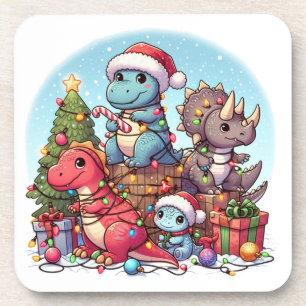 Dinosaurus Weihnachten , Getränkeuntersetzer