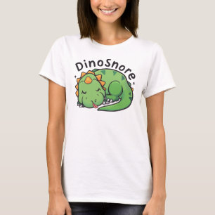 Dinosnore - Niedlicher Dinosaurier T-Shirt