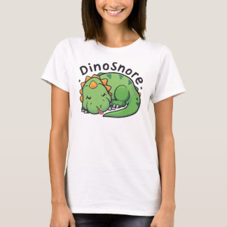 Dinosnore - Niedlicher Dinosaurier T-Shirt